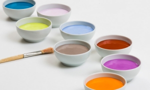 Naturbaustoffladen | Naturfarben Freiburg _ AURO Wandfarbe Farbschälchen